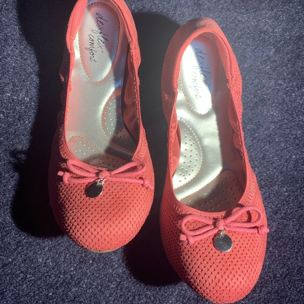 Women's Dexflex Comfort Pink Ballet Flats